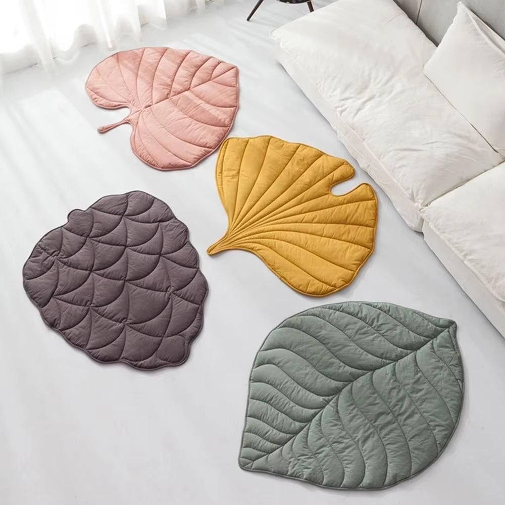 Dog Cooling Leaf Mat Summer Pad Mat for Dogs Cat Blanket Sofa Breathable Pet Dog Bed Washable for Small Medium Large Dogs Car